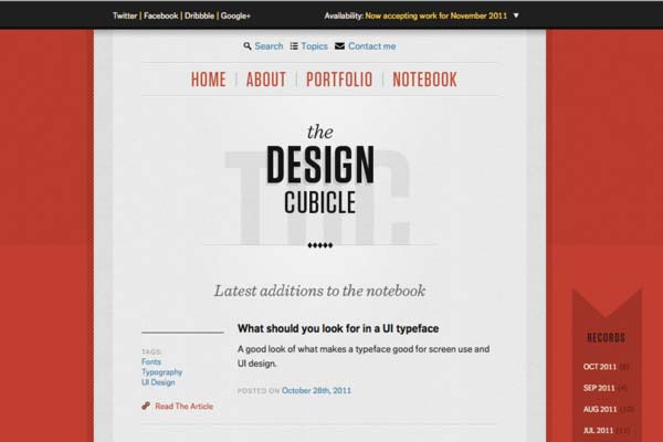 Kreative Blog Designs - The Design Cubicle